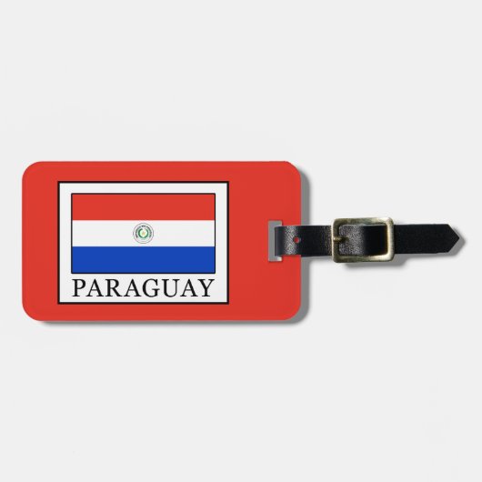 Étiquette À Bagage Paraguay (Devant horizontal)