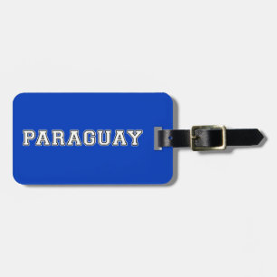 Étiquette À Bagage Paraguay