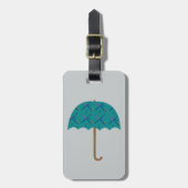 Étiquette À Bagage Parapluie de tapis d'aéroport de PDX (Devant Vertical)