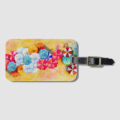 Étiquette À Bagage Parapluies de plage d'été (Devant Horizontal)