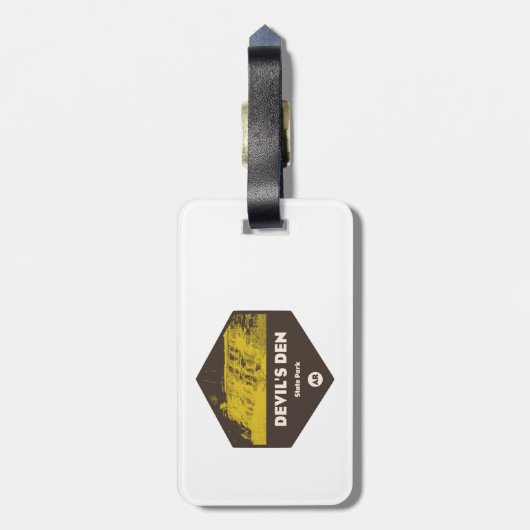 Étiquette À Bagage Parc d'état de Devil's Den Arkansas (Dos Vertical)