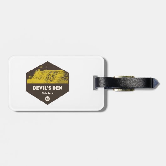 Étiquette À Bagage Parc d'état de Devil's Den Arkansas (Dos horizontal)