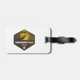 Étiquette À Bagage Parc d'état de Gooseberry Falls Minnesota