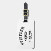 Étiquette À Bagage Parc d'état de Pfeiffer Big Sur, Californie (Devant Vertical)