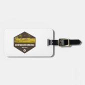 Étiquette À Bagage Parc d'état d'Ichetucknee Springs Floride (Devant horizontal)