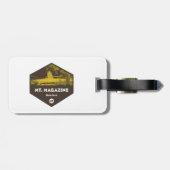 Étiquette À Bagage Parc d'état du Mont Magazine Arkansas (Dos horizontal)