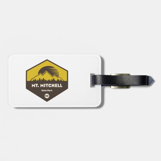 Étiquette À Bagage Parc d'état du Mont Mitchell (Dos horizontal)