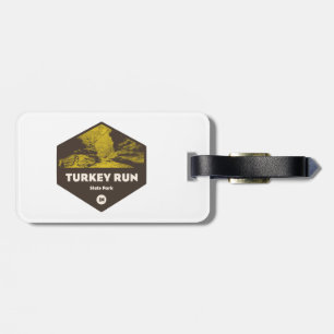 Étiquette À Bagage Parc d'État Turkey Run Indiana