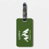 Étiquette À Bagage Parc national Banff (Dos Vertical)