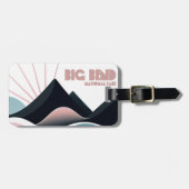 Étiquette À Bagage Parc national Big Bend Colour Hills (Devant horizontal)