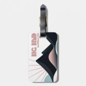 Étiquette À Bagage Parc national Big Bend Colour Hills (Dos Vertical)