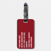 Étiquette À Bagage Parc national de canyon de Bryce (Dos Vertical)