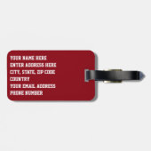 Étiquette À Bagage Parc national de canyon de Bryce (Dos horizontal)