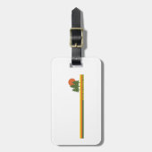 Étiquette À Bagage Parc national de Congaree Pine Trees Soleil (Devant Vertical)