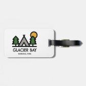 Étiquette À Bagage Parc national de Glacier Bay (Dos horizontal)
