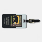 Étiquette À Bagage Parc national de Great Smoky Mountain| Ours (Devant horizontal)