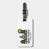 Étiquette À Bagage Parc national de Kenai Fjords (Devant Vertical)