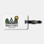 Étiquette À Bagage Parc national de Kenai Fjords (Dos horizontal)