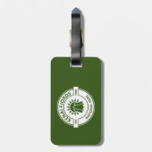 Étiquette À Bagage Parc national de Kenai Fjords Sun Trees (Dos Vertical)