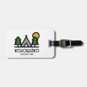 Étiquette À Bagage Parc national de Kosciuszko (Devant horizontal)