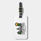 Étiquette À Bagage Parc national de la Forêt de Saguaro (Devant Vertical)