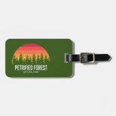 Étiquette À Bagage Parc national de la Forêt Petrifiée (Devant horizontal)