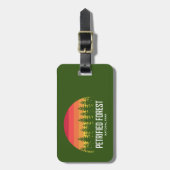 Étiquette À Bagage Parc national de la Forêt Petrifiée (Devant Vertical)