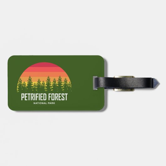 Étiquette À Bagage Parc national de la Forêt Petrifiée (Dos horizontal)
