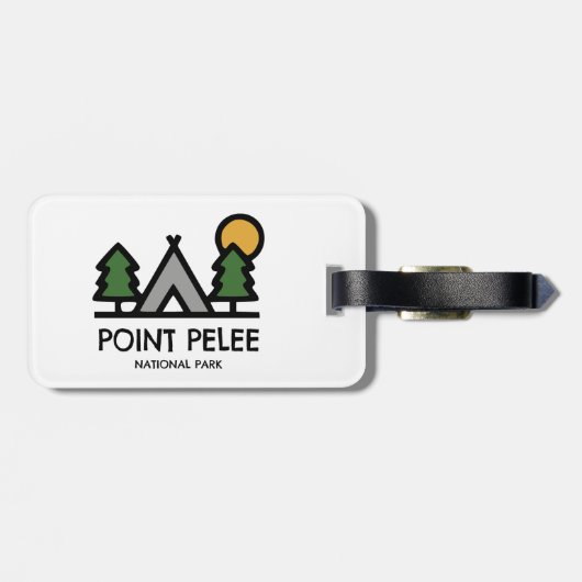 Étiquette À Bagage Parc national de la Pointe-Pelée Ontario Canada (Dos horizontal)