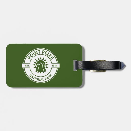 Étiquette À Bagage Parc national de la Pointe-Pelée Sun Tree (Dos horizontal)