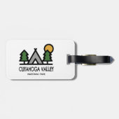 Étiquette À Bagage Parc national de la vallée de Cuyahoga (Dos horizontal)