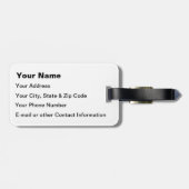 Étiquette À Bagage Parc national de l'Acadie (Dos horizontal)