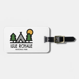 Étiquette À Bagage Parc national de l'Isle Royale