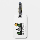 Étiquette À Bagage Parc national de l'Isle Royale (Dos Vertical)