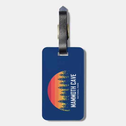 Étiquette À Bagage Parc national de Mammoth Cave (Dos Vertical)