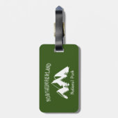 Étiquette À Bagage Parc national de Northumberland (Dos Vertical)
