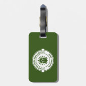 Étiquette À Bagage Parc national de Northumberland Sun Trees (Dos Vertical)