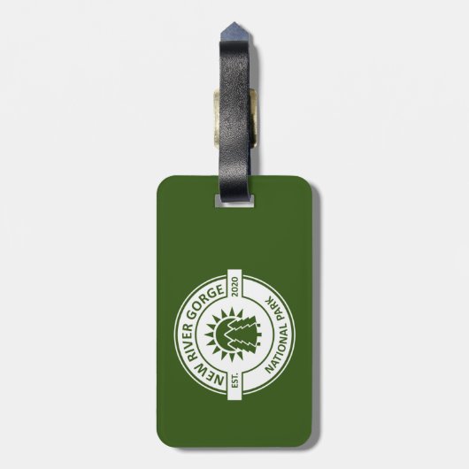 Étiquette À Bagage Parc national de River Gorge (Dos Vertical)