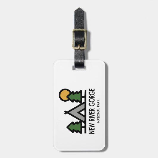 Étiquette À Bagage Parc national de River Gorge (Devant Vertical)
