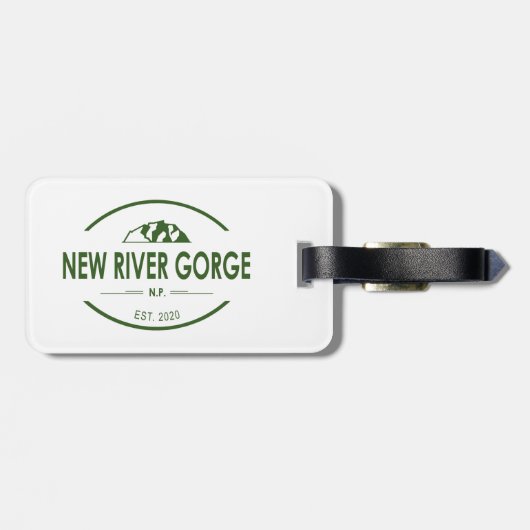 Étiquette À Bagage Parc national de River Gorge (Dos horizontal)