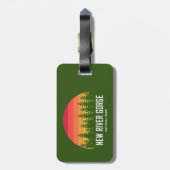 Étiquette À Bagage Parc national de River Gorge (Dos Vertical)