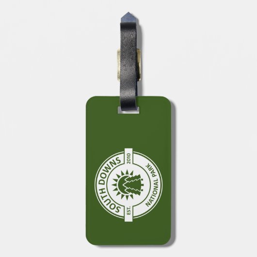 Étiquette À Bagage Parc national de South Downs (Dos Vertical)