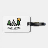 Étiquette À Bagage Parc national de South Downs (Dos horizontal)