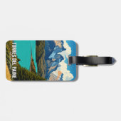 Étiquette À Bagage Parc national de Torres Del Paine Chili (Dos horizontal)