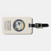 Étiquette À Bagage Parc national de White Sands (Devant horizontal)