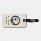 Étiquette À Bagage Parc national de White Sands (Dos horizontal)