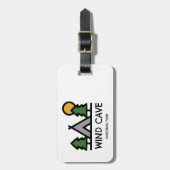 Étiquette À Bagage Parc national de Wind Cave (Devant Vertical)