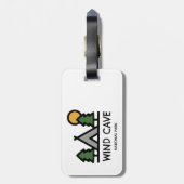 Étiquette À Bagage Parc national de Wind Cave (Dos Vertical)