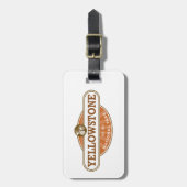 Étiquette À Bagage Parc national de Yellowstone (Devant Vertical)