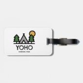 Étiquette À Bagage Parc national de Yoho (Dos horizontal)